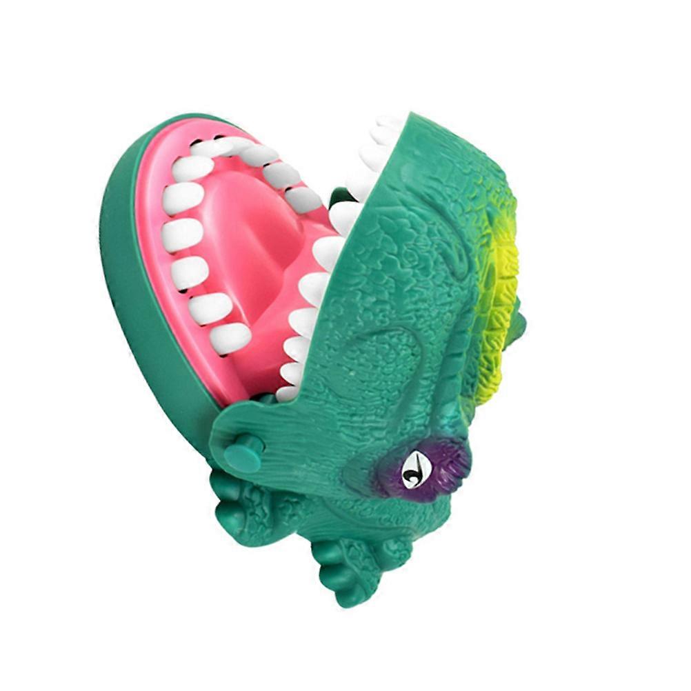 Bite Toy Dinosaur Interactive Prank Game 16.5x10.5x10.5cm Green 1Pack