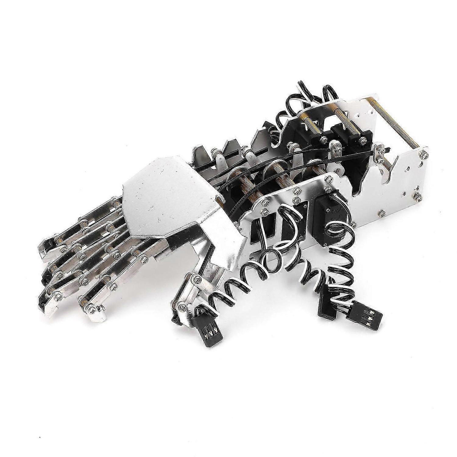 Robot Hand Kit 1/1 Scale Analog Servo 5 Finger Manipulator Right Mechanical Hand for Development