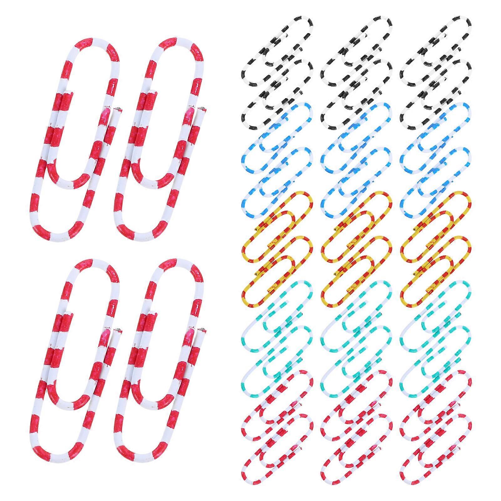 Color Paper Clips 100Pcs Assorted Color Vibrant Assorted Colors Small Clips for Home Use with Steel