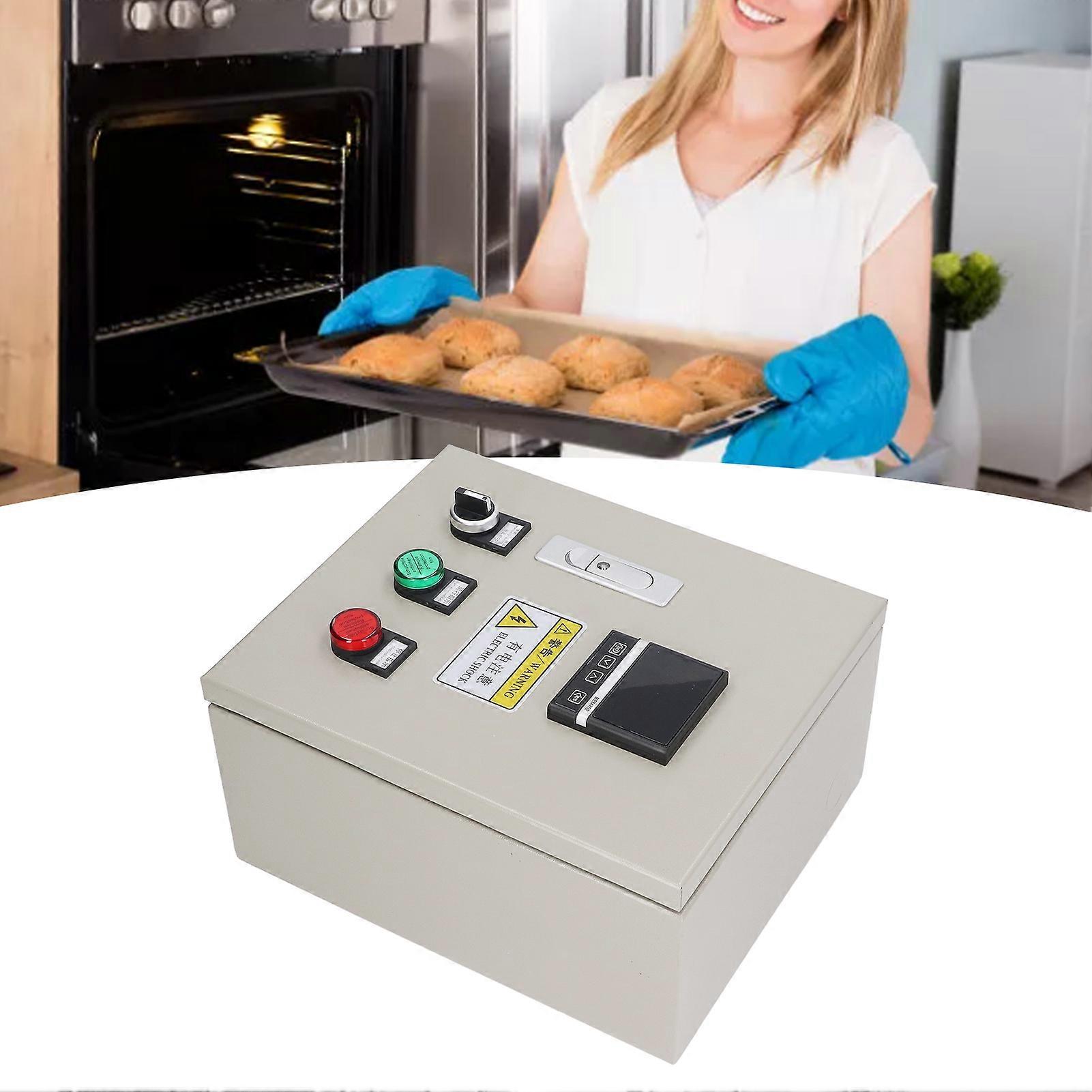 3 Phase PID Intelligent Temperature Control Box with Thermocouple Temperature Controller 380VAC 32A 15KW 