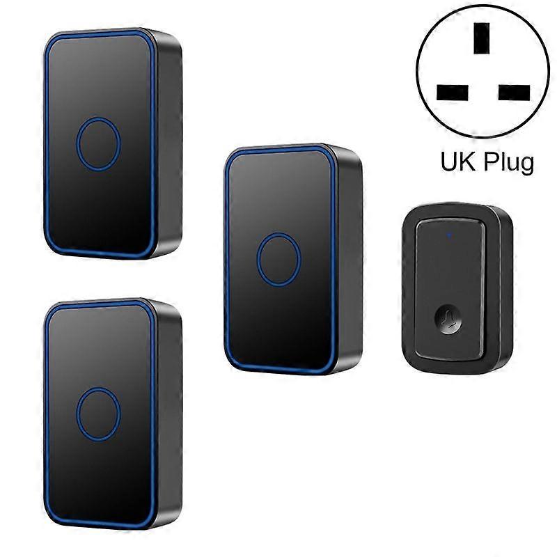 Smart Waterproof Electronic Doorbell 1 For 3 UK