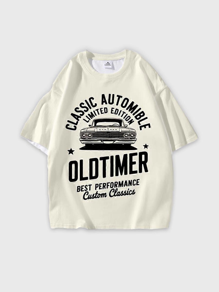 T-shirt girocollo Cartoon Pattern manica corta sciolta JW3003