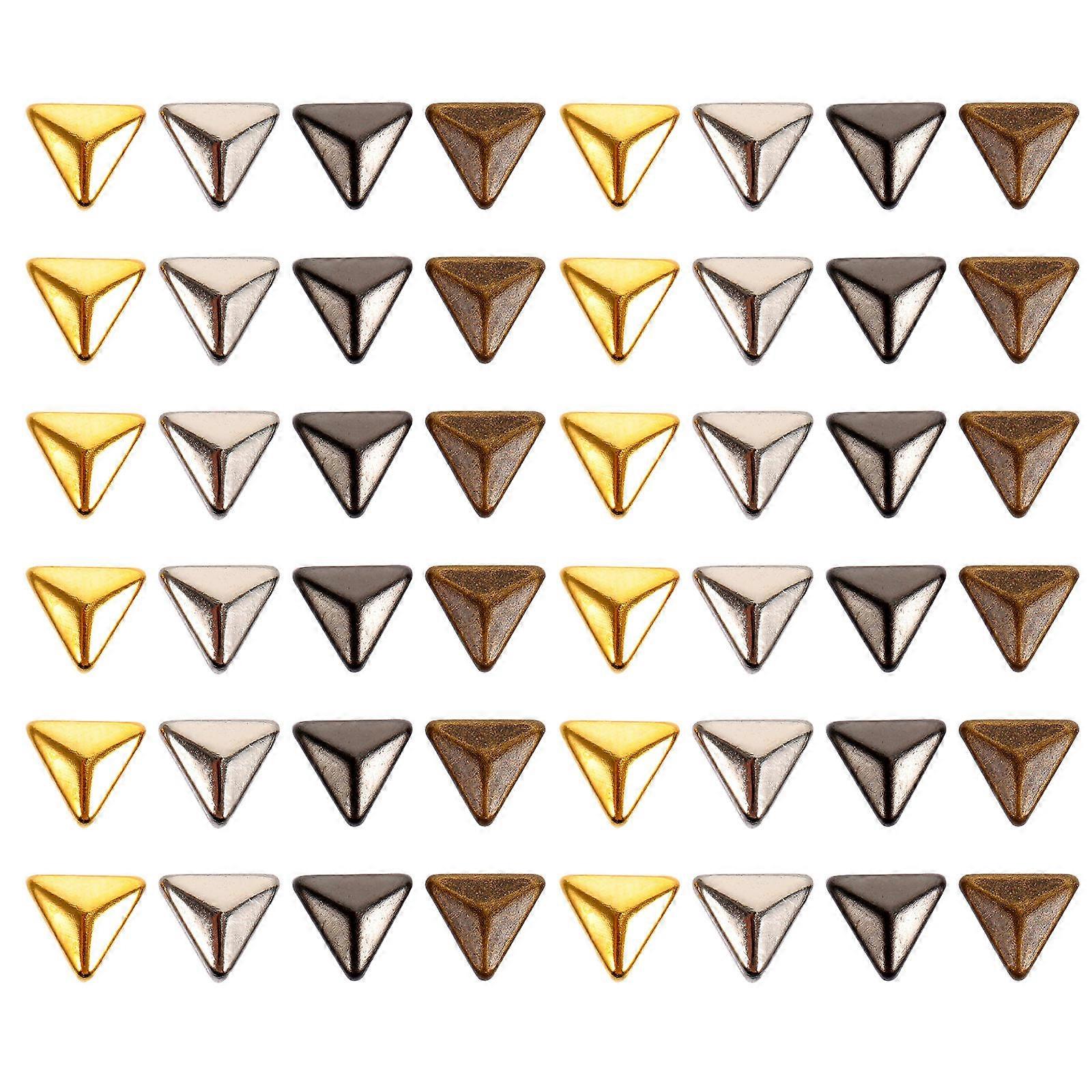 120pcs Alloy Claw Studs Rivets for DIY Doll Clothes Accessories in Assorted Colors