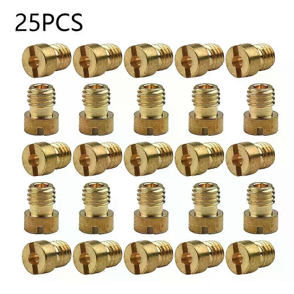 25Pcs Main Jet Nozzles 55-115 M5 5mm Thread For Dellorto SHA 13 SHA 14 SHA 15 SHB 16 SHB 19 SHB 20 SHBC 19 Carburetor Injector