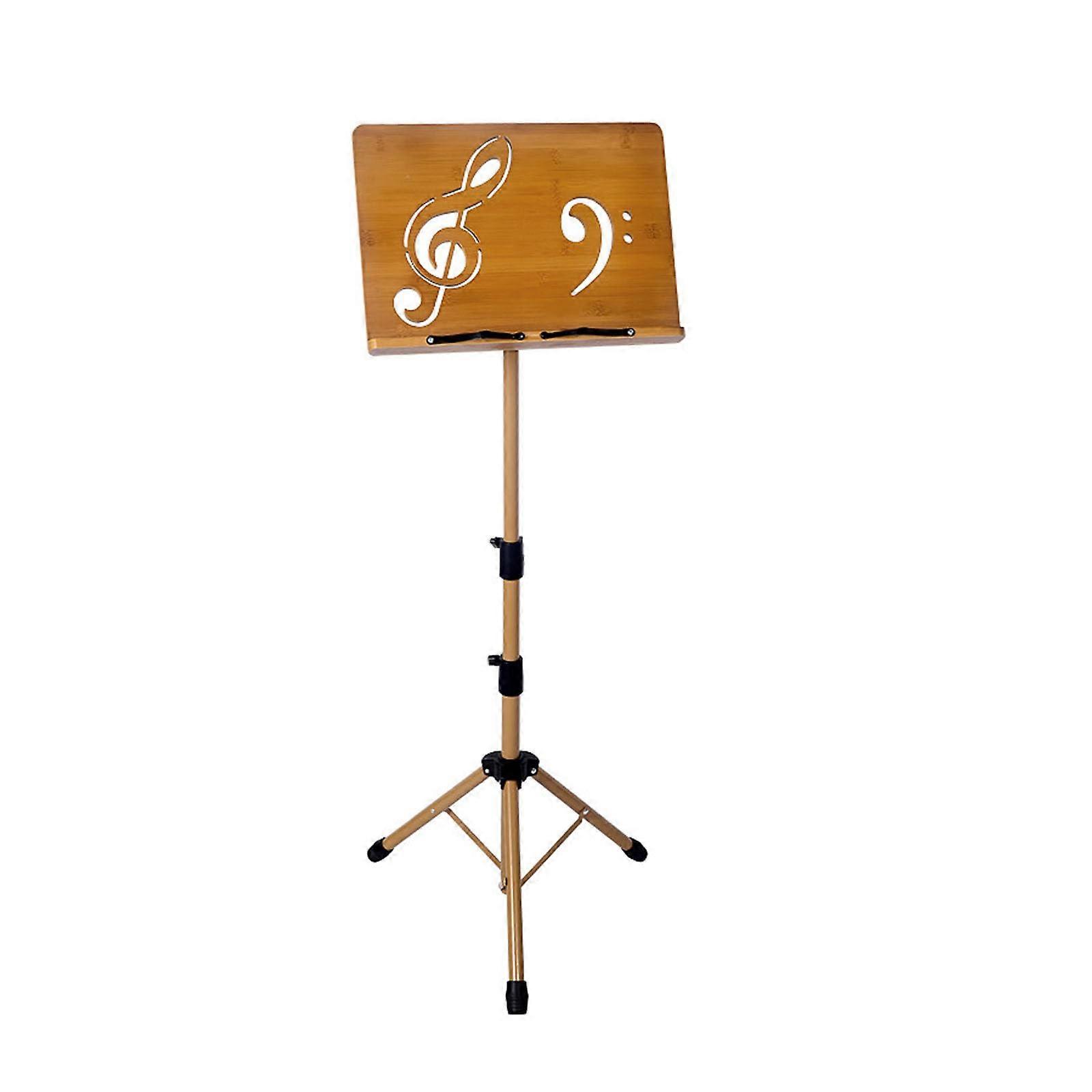 Height Adjustable Music Stand Table Stand 2 in 1 Dual Use Folding Music Stand for Scores