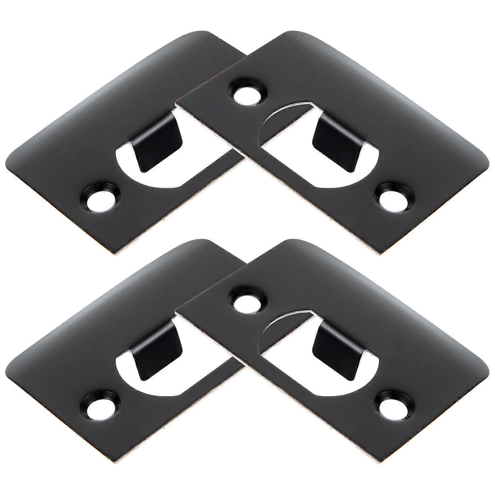 Strike Plate Deadbolt Latch Door Reinforcement Kit Homeowners 5.50X4.50X0.10CM 4Pcs