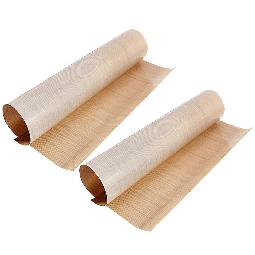 Baking Tray Cloth Thicken Non-Stick High Temperature Cloth for Barbecue 60x40cm Safe Material 2Set