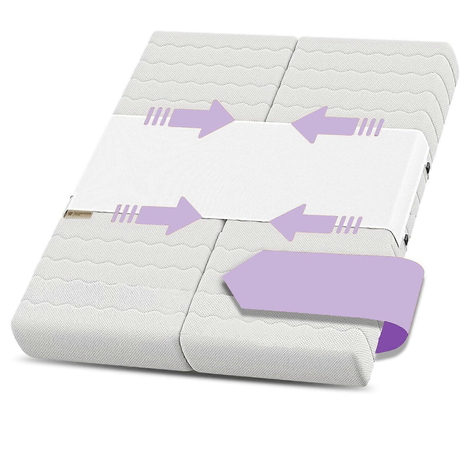 Love Bridge for Mattresses 230 x 50 cm, Combine Two Mattresses into Double Bed, Extra Long with Attachment Belt and Metal Buttons