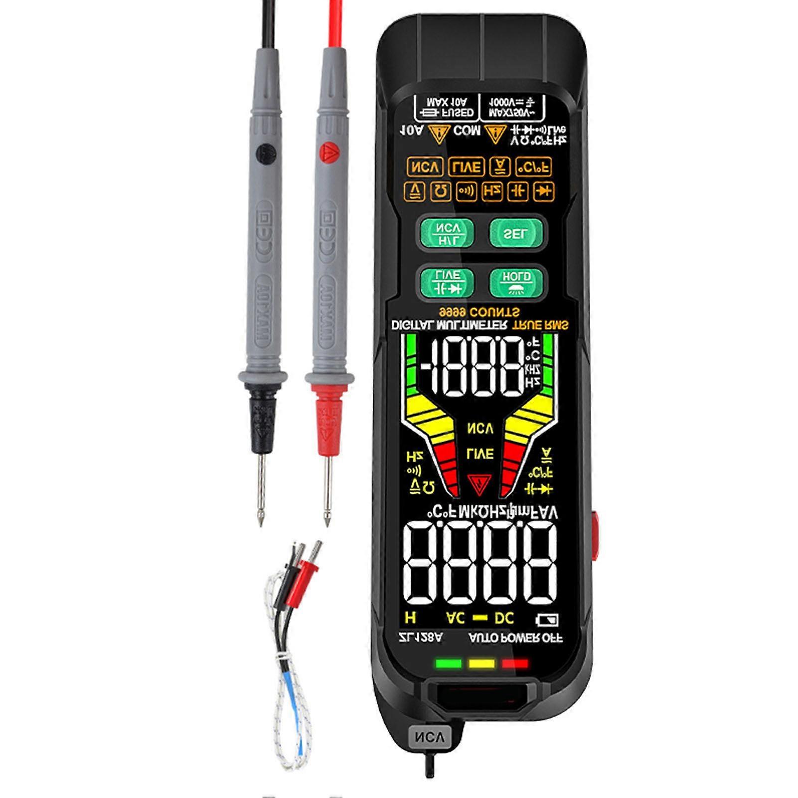 Digital Multimeter Professional Tester Meter Alternating Current Direct Current Voltage Multimetro True RMS Capacitance Temp Detector Multitester