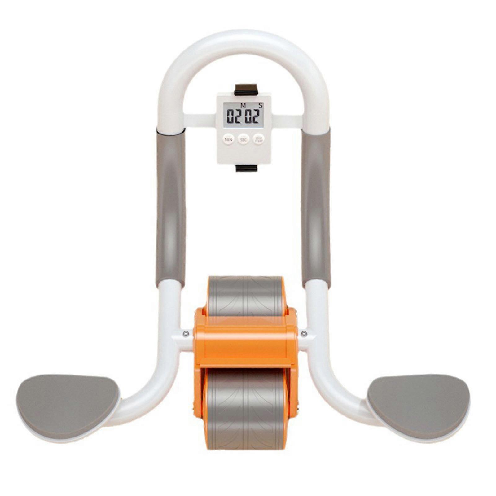 Automatic Rebound Abdominal Wheel Core Strengthening Trainer Belly Training Workout Equipment Abdominal Roller