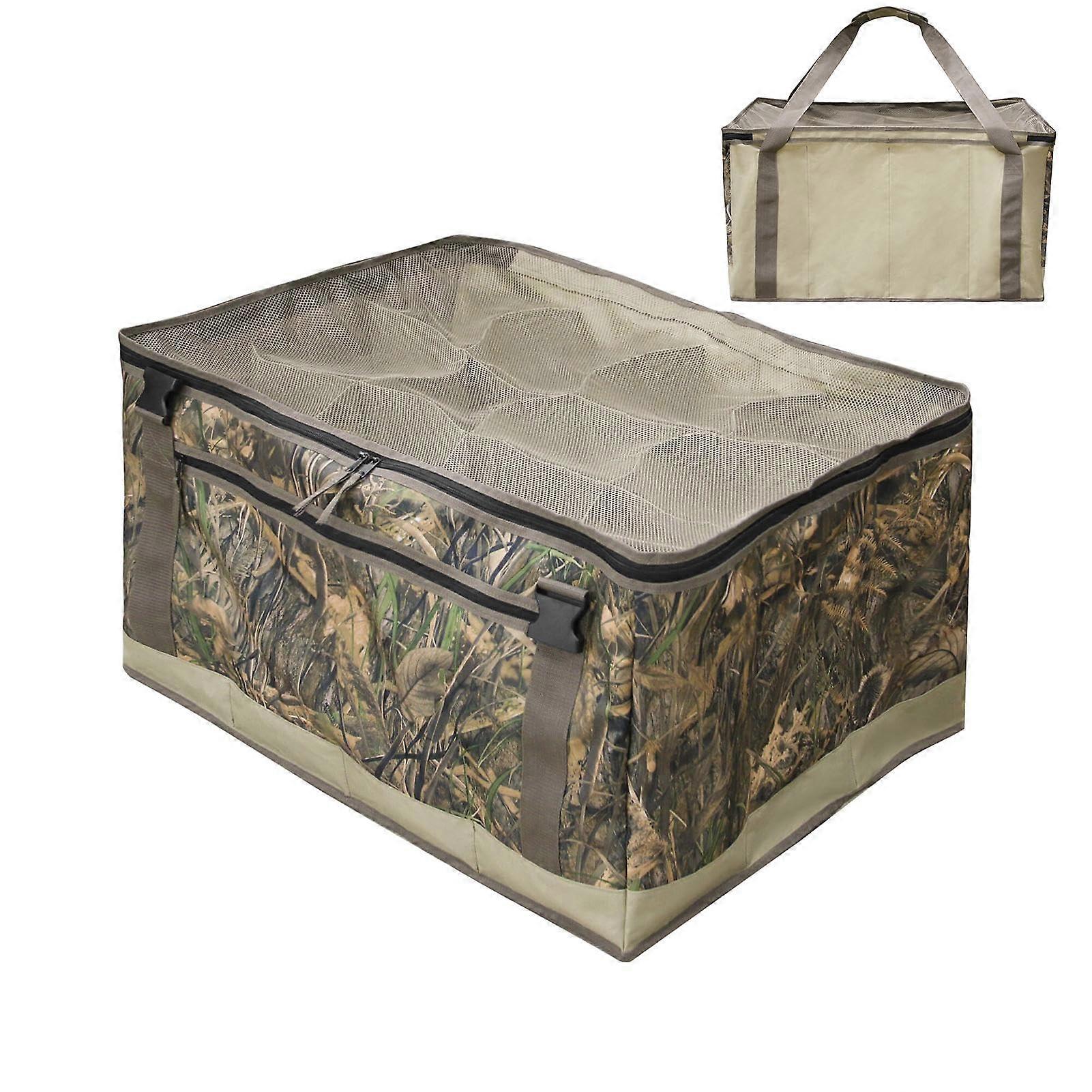 Duck Floater Decoy Bag  Slotted Bag  Adjustable Strap  Drainage Bottom