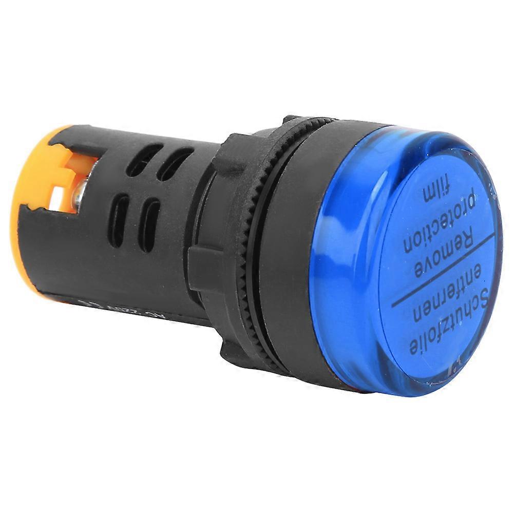 10Pcs BERM LED Power Indicator Light PC Flame Retardant Shell 22mm Diameter 220V AD16-22D/S