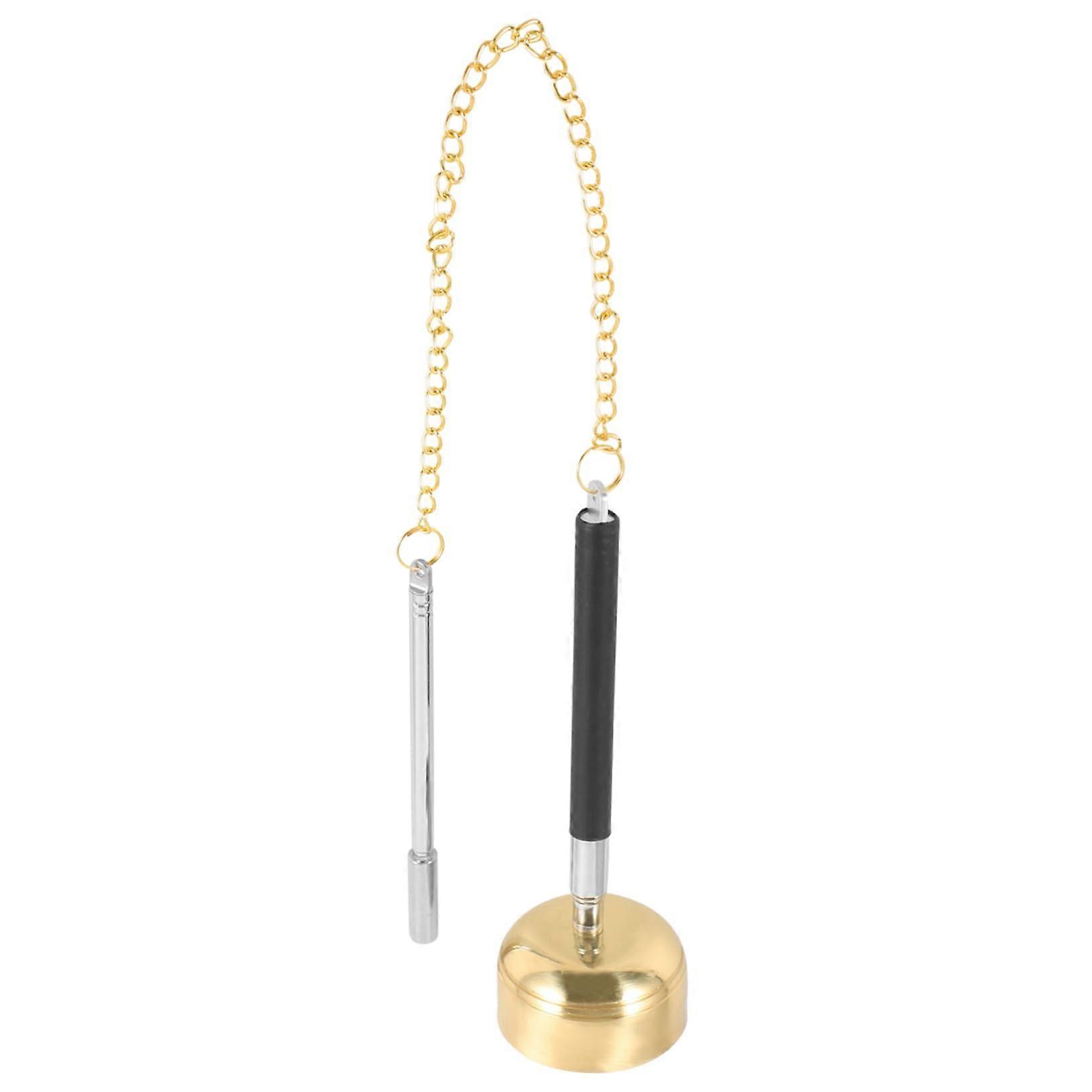 Buddhist Hand Bell Meditation Bell in Brass, Random Color, Ideal for Mindfulness Practice and Yoga Sessions