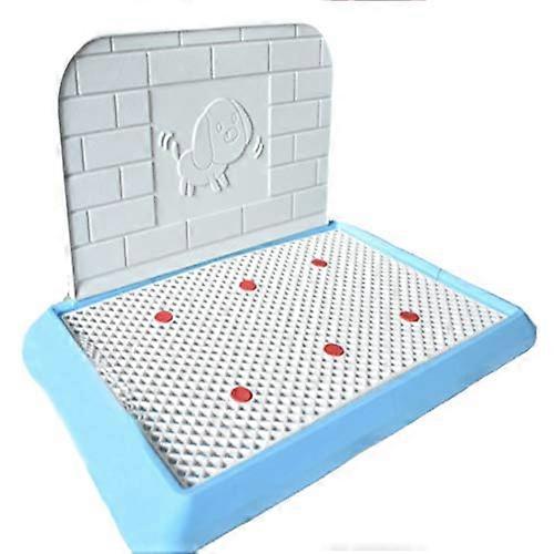 Pet Potty Training Pad for Puppies with Simulation Wall for Male/Female Dogs Pee Training Mat