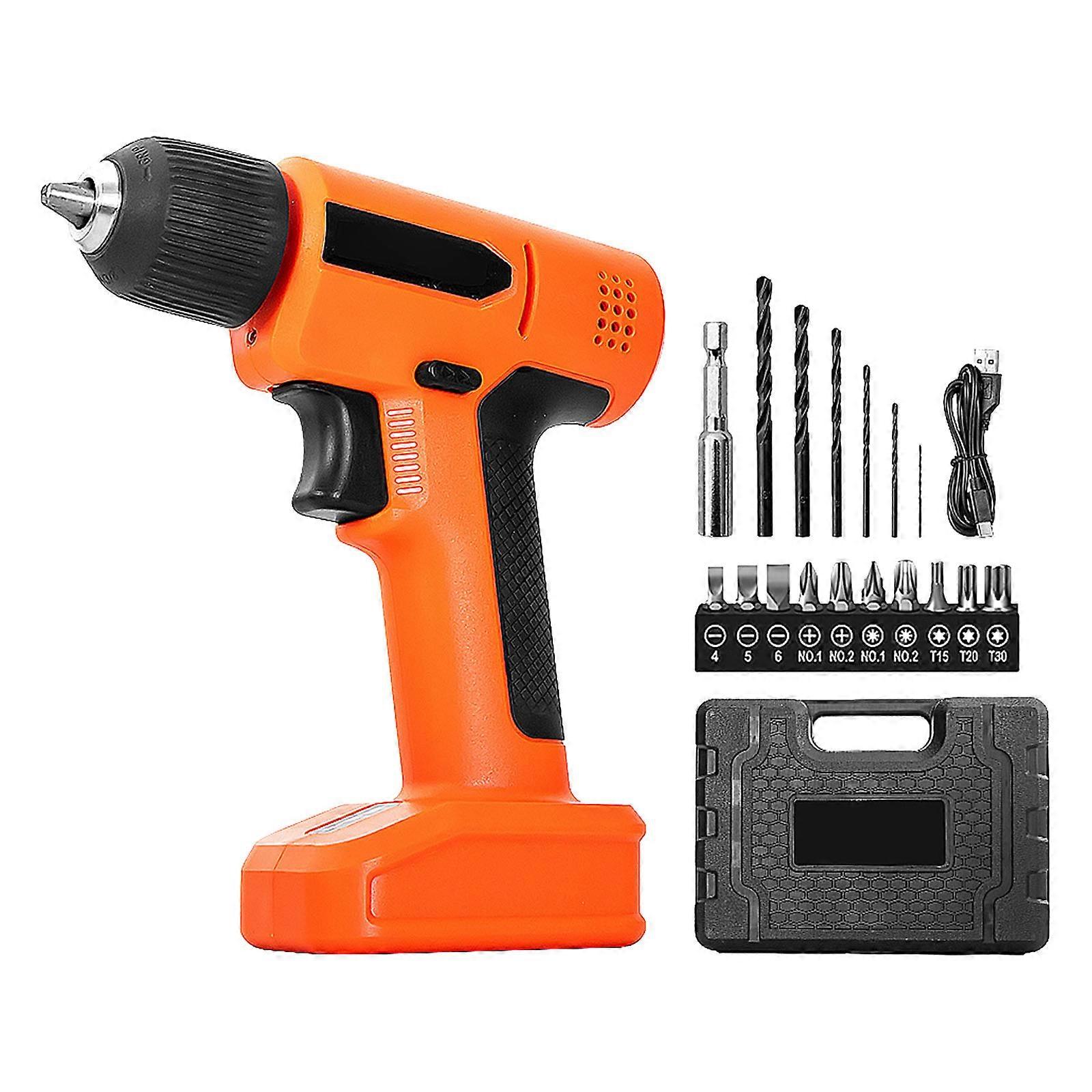 Ergonomic Electric Screwdriver PH0-PH2 Bit Compatibility Rechargeable Lithium Battery Design For Precise Tasks And Usage Multicolor