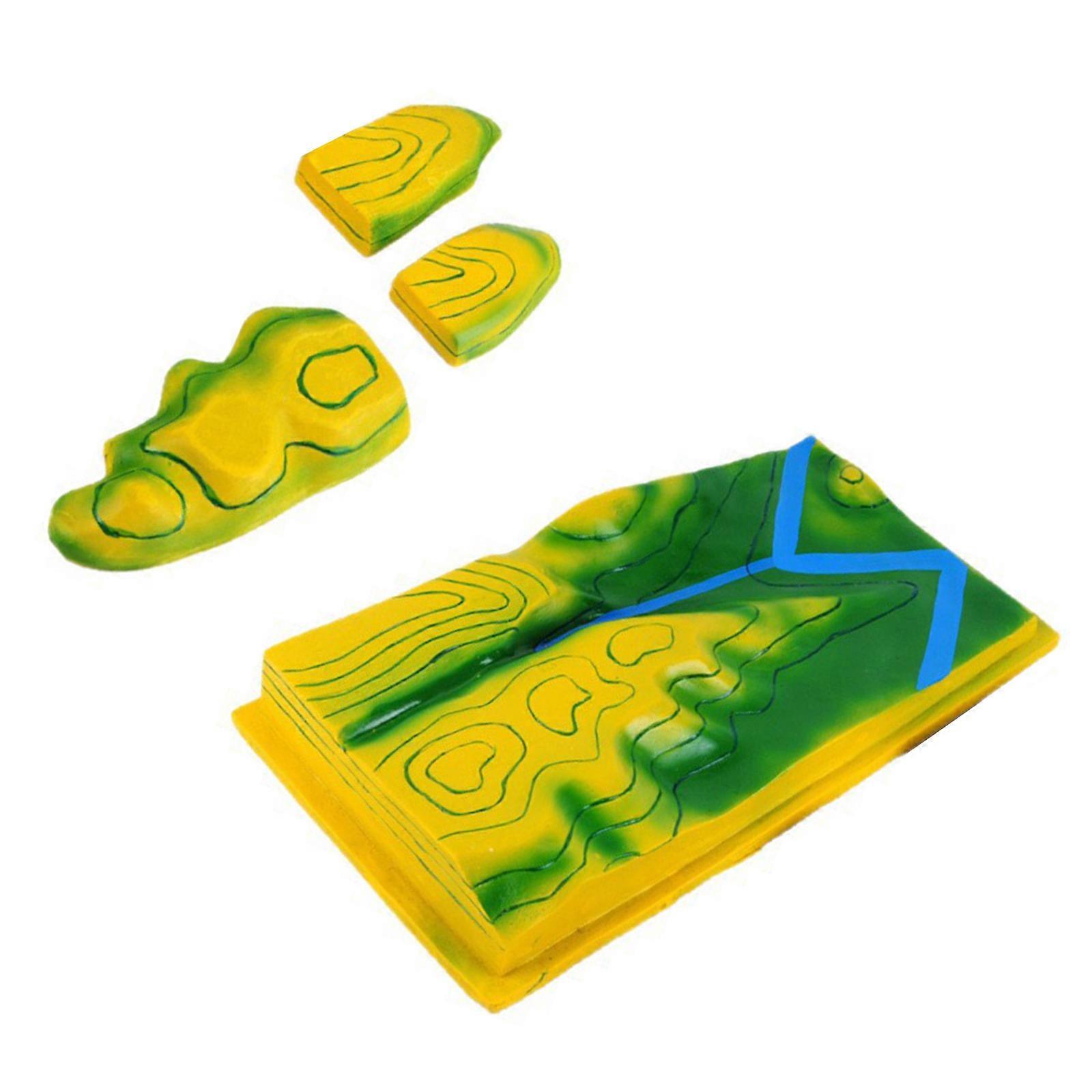 Isohypse Map Teaching Model Magnetisches Isohypse Terrain Model für Geographie Classroom Teaching Demonstration Tool klein