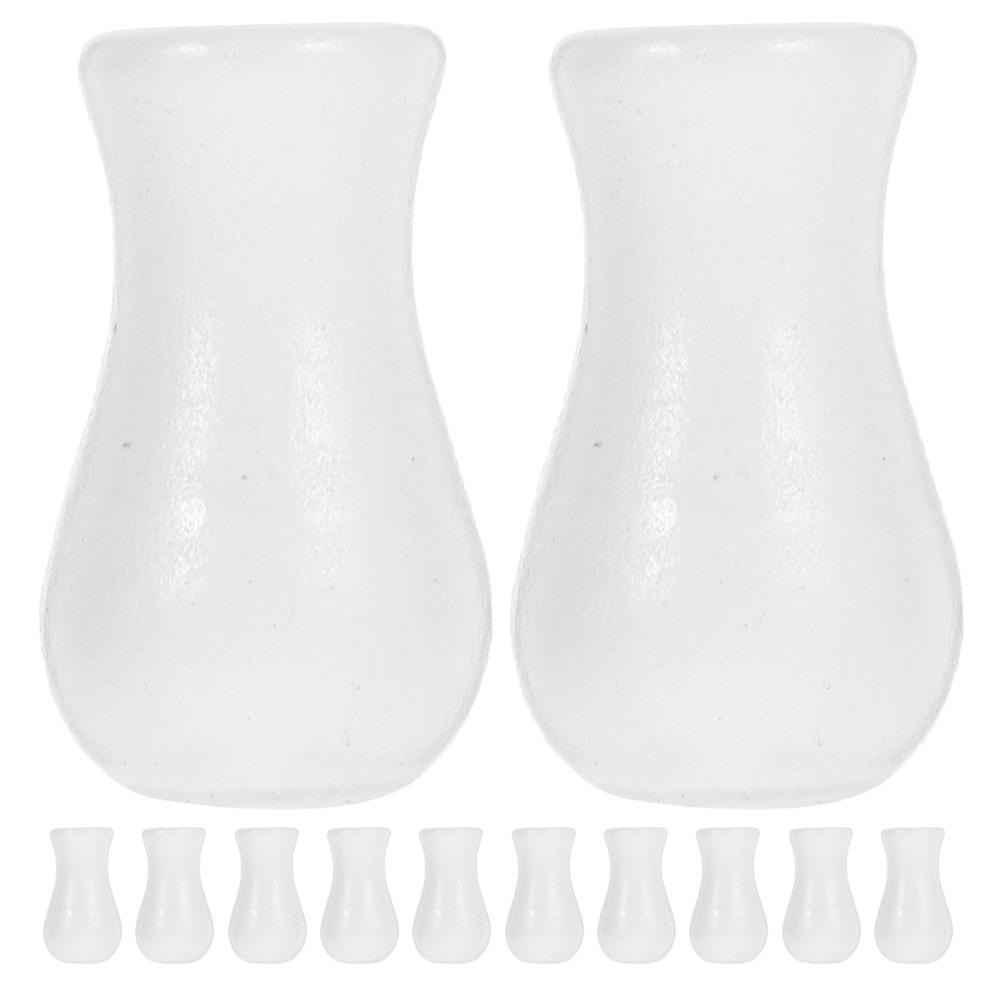 Wooden Blind Cord Knobs for Decoration White Color Sturdy and Smooth Minimalist Style 12pcs