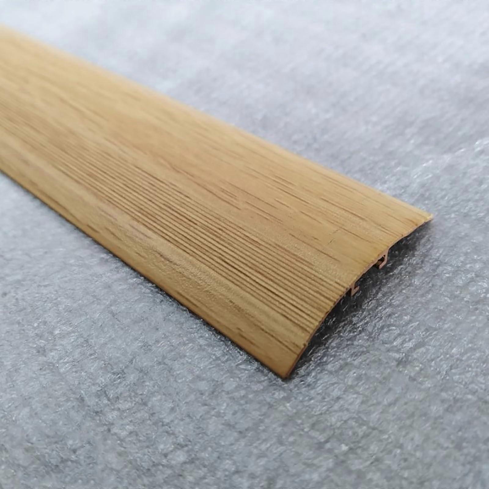 Transition strips for flooring, 2.7 m long PVC transition strips for laminate floors, laminate flooring, black uneven floors (Style 4, L 5m (16.4ft)).