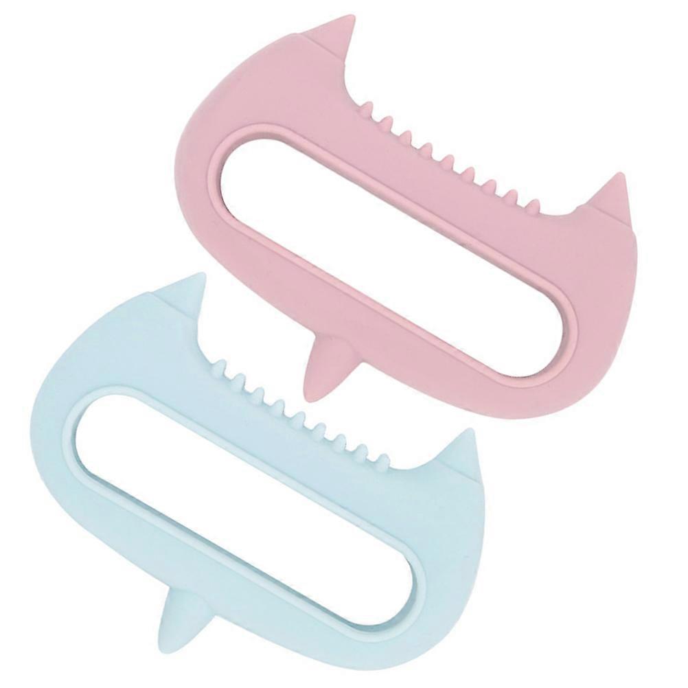 Multipurpose Massager Portable Scalp Massager Post-Exercise Recovery Blue Circulation 2Pcs
