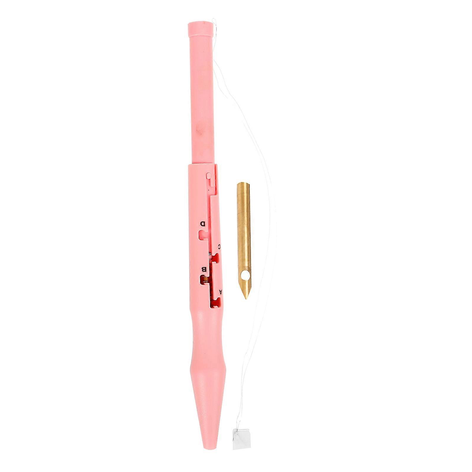 Pink Needle Felting Tool with Smooth Needles and Ergonomic Handle for DIY Wool Felting Lightweight Portable