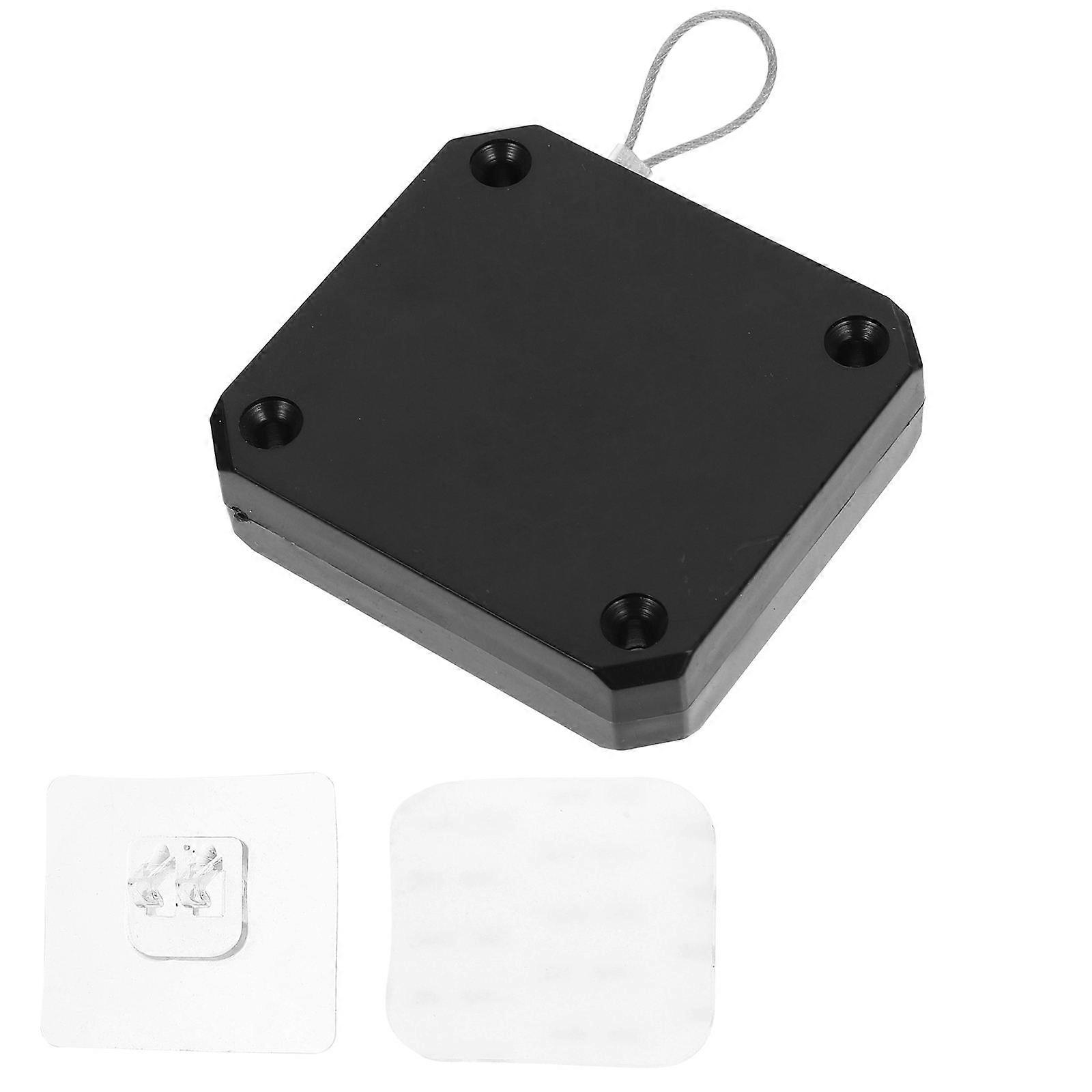 Automatic Sensor Door Closer for Residential Use Black ABS Material Easy Installation No Damage to Wall