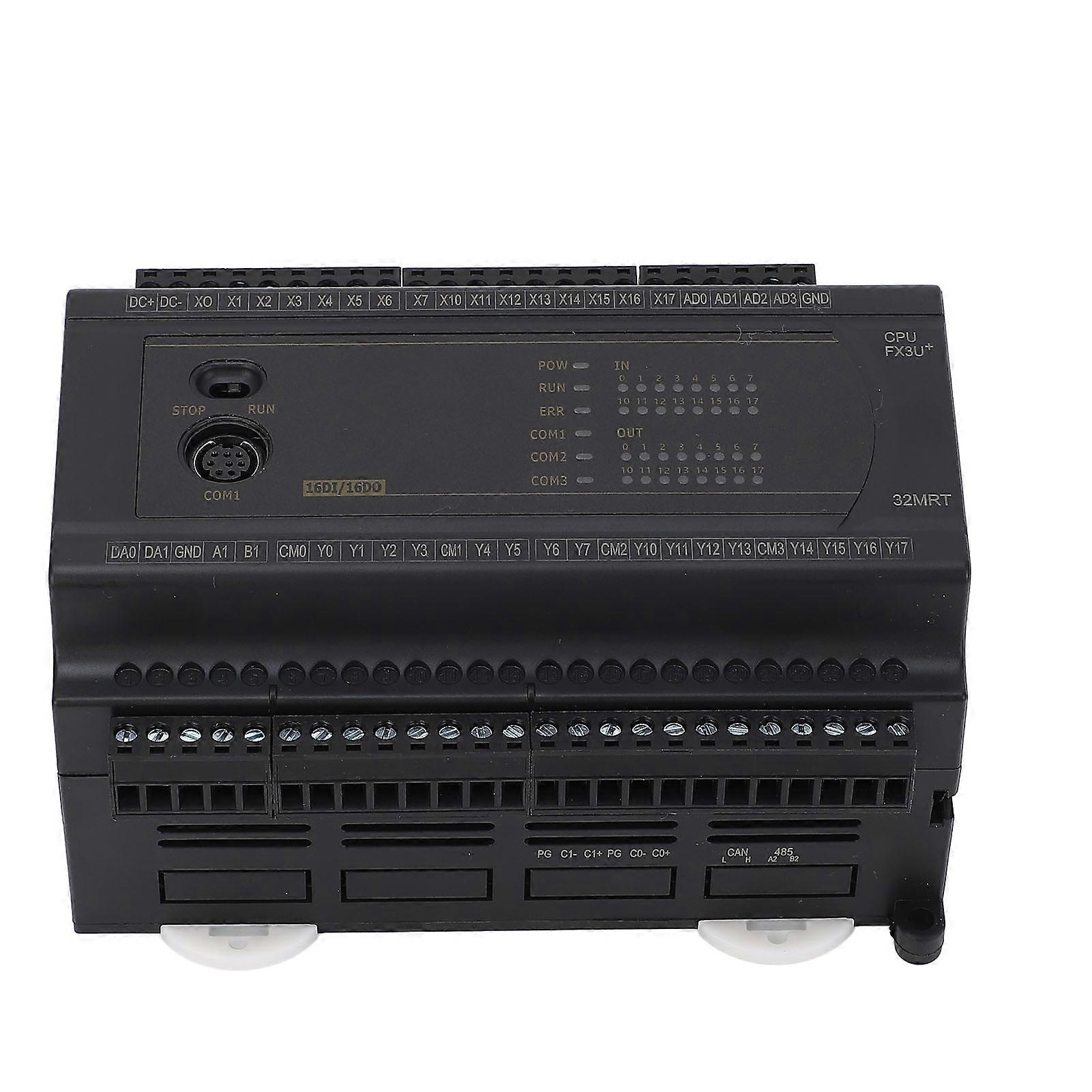 Carte de commande PLC 16 pouces 16 sorties RS232 RS485 Contrôleur industriel à comptage d’impulsions à grande vitesse Carte de commande programmable DC24V