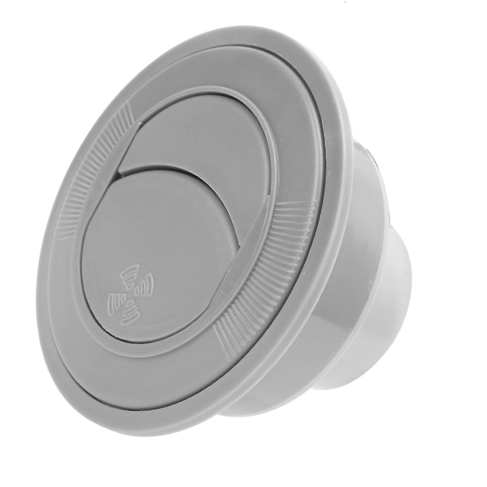 Air Conditioning Outlet 100/76/47mm Gray Round ABS Universal for RV Boat Bus Car