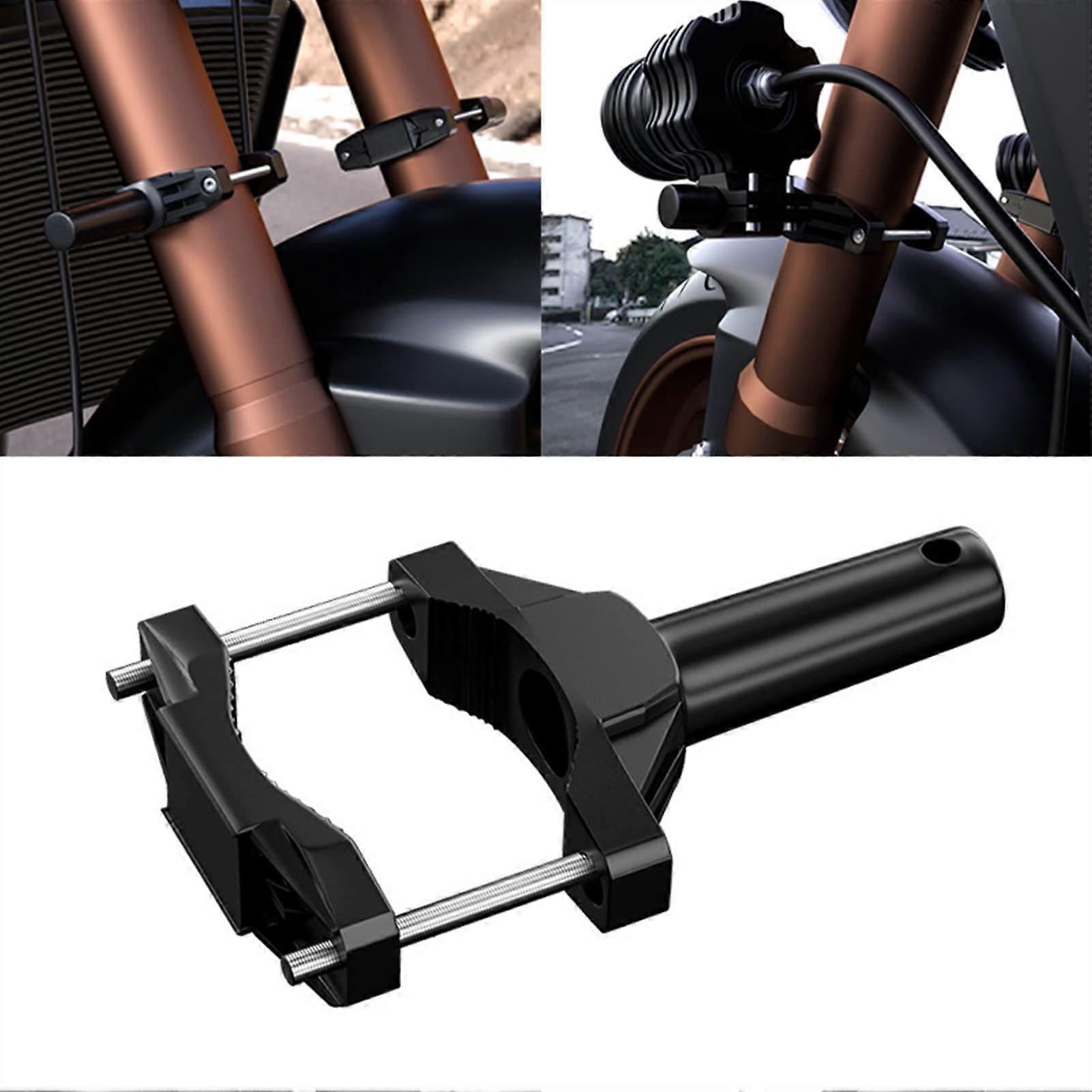 Headlight Mount for Motorcycles, Universal Aluminum Alloy Bumper Stand, Modified Headlight Extension Frame, 2pcs