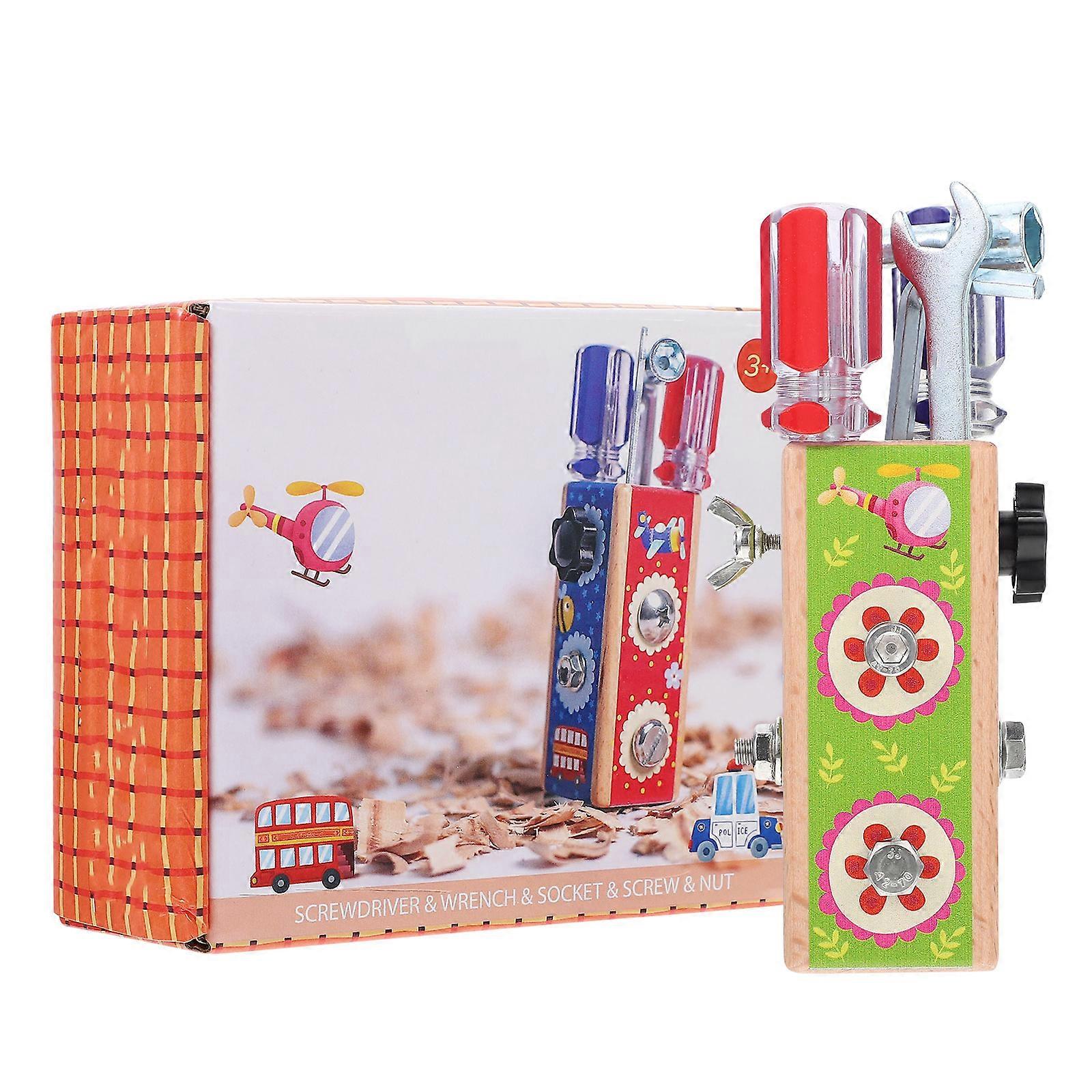 Wooden Screw Toy for Early Education – Shape Learning, Hand Eye Coordination, Safe Craftsmanship for Boys