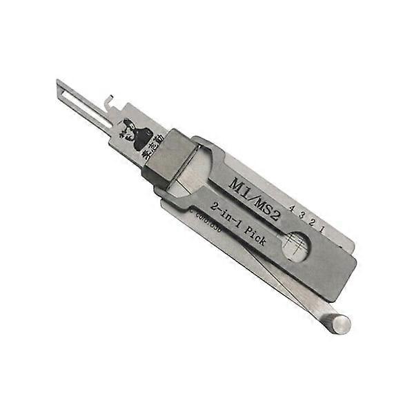 2-in-1 Key Decoder Precision Hook Picking Kit for SC1 Master Locksmith Tools SilveryC m1ms2 - Essential Locksmith Tool