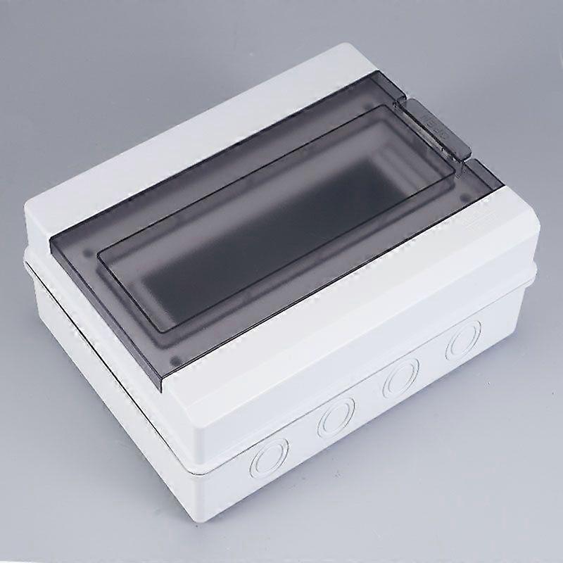 Scatola dell'interruttore: Scatola di distribuzione impermeabile IP65 per esterni - Custodia elettrica in plastica con coperchio trasparente - Custodia dell'interruttore resistente alle intemperie per uso industriale e R