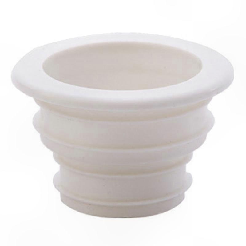 Flexible Drain Pipe Connector for Sewer Systems, Multifunctional Plastic Extension with Sealing Plug