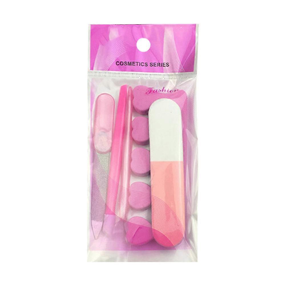 Nail Buffer For Natural Nails Manicure Nail Tool Set Strengthen Nails Function 5Pcs
