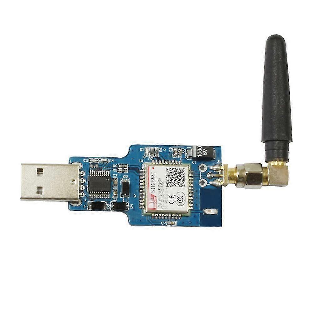 SIM800C Quad Band 850/900/1800/1900MHz USB GSM GPRS Wireless Module T USB Chip Support 2G 3G 4G Communication USB Network SMS Data Transmission with A