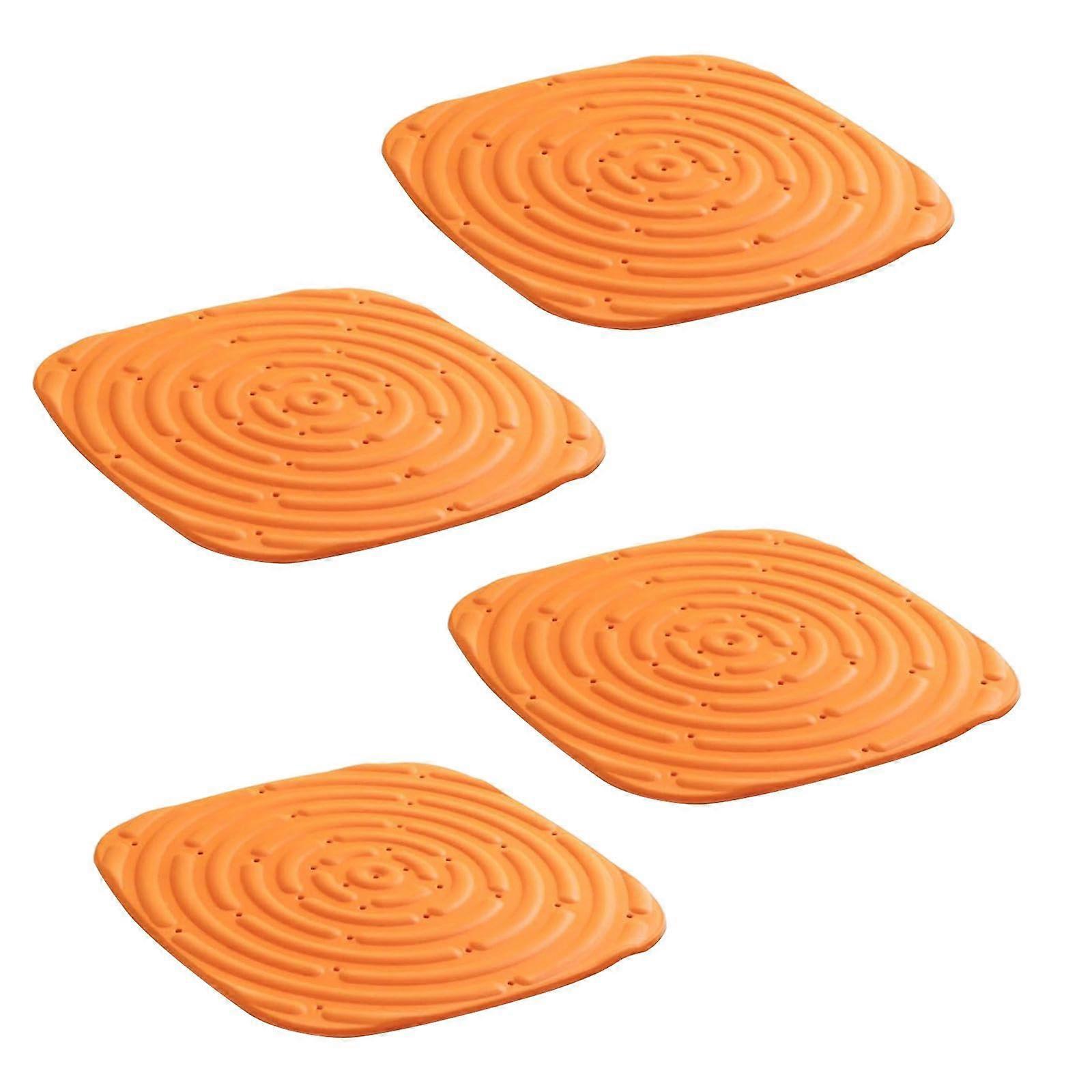 Hhnernestkasten Pads Set, Chicken Coop Mat for Stable and Garden, Orange