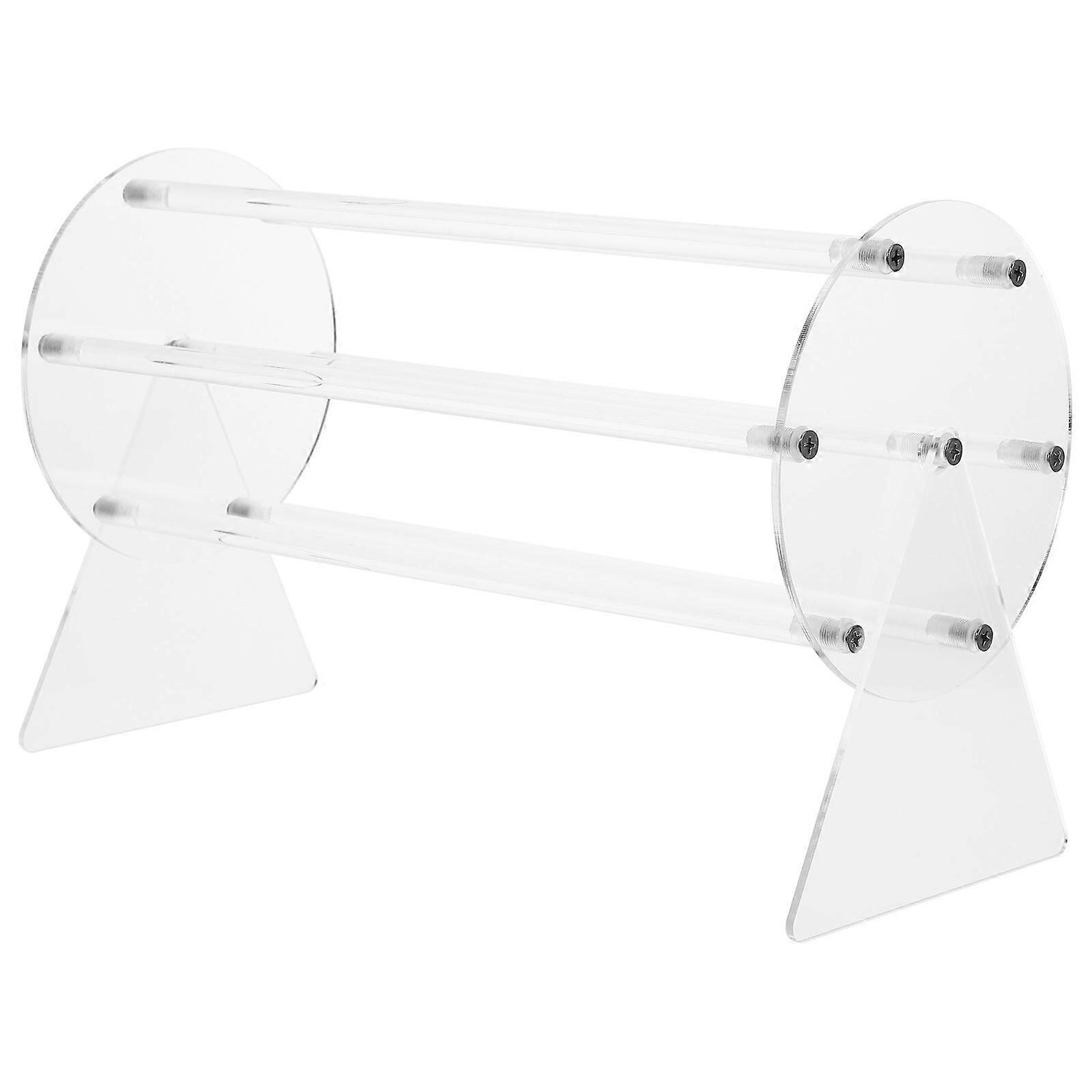 Transparent Acrylic Claw Clip Holder for Hair Styling Highly Durable and Space Saving Design 4.7