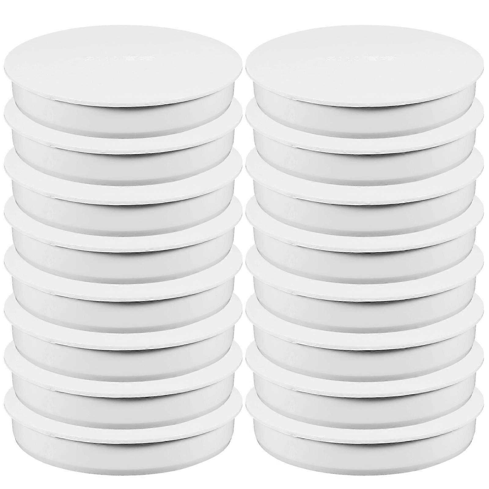 Drainage Accessories Plastic End Plugs For Homeowner Easy Installation 20Pcs