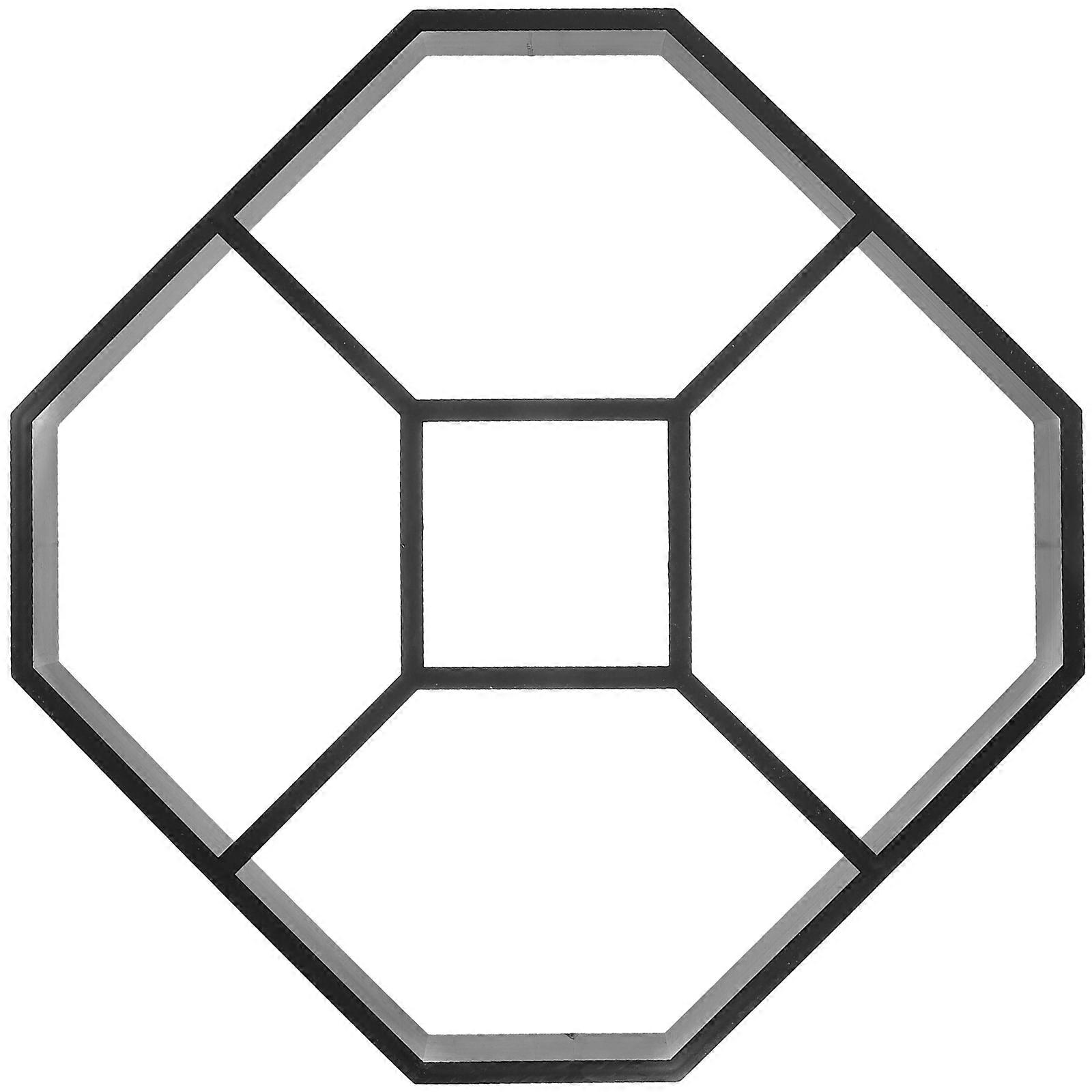 Garden Decoration Paving Mould 40x40cm Hexagonal Shape Designed For Backyard Projects 1Pcs