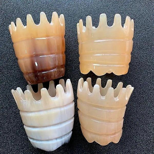 טבעי קרן עיסוי מסרק שיניים רחבות קרקפת מרידיאן גירוד ראש גוף דיקור עיסוי מברשת דיקור סיני טיפול