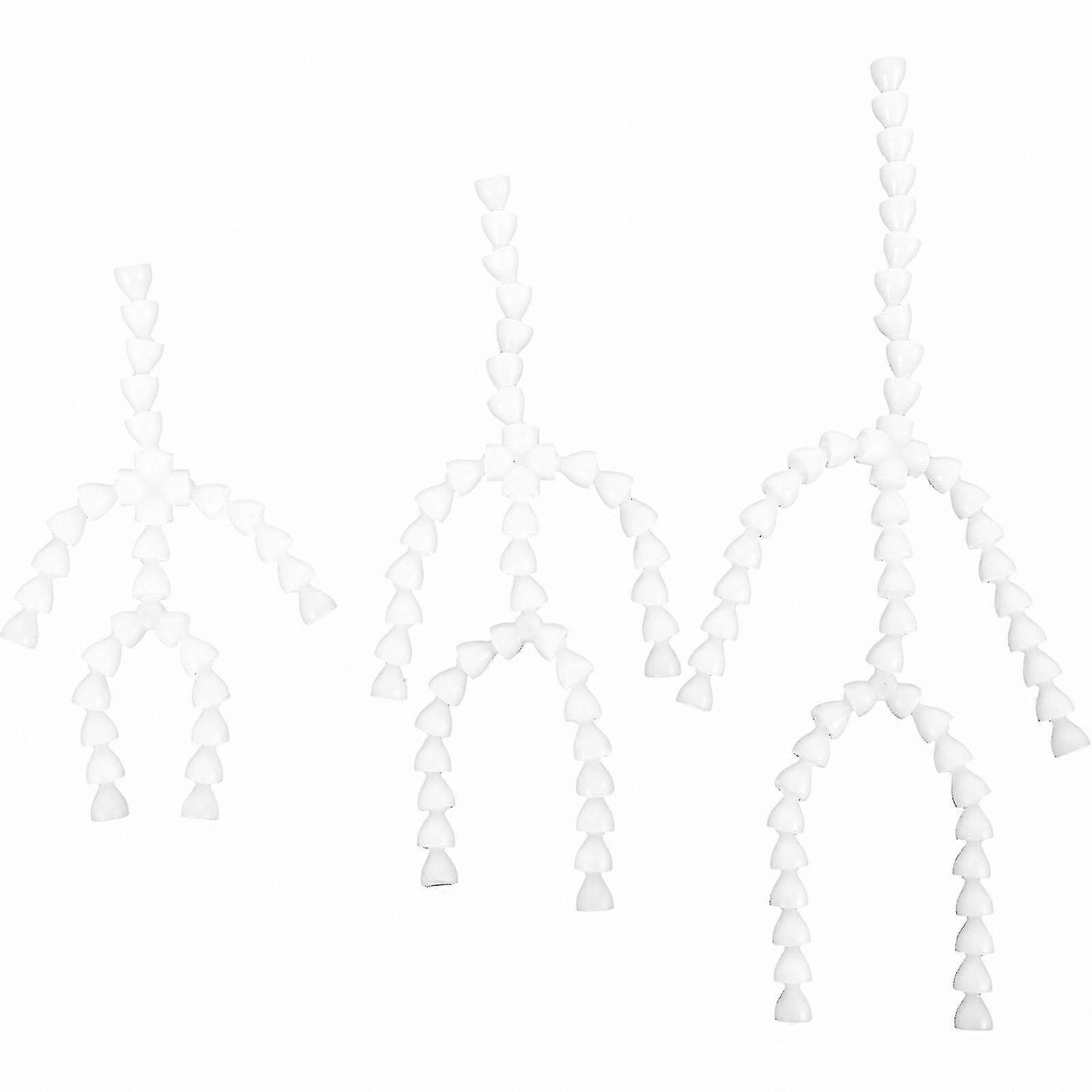 6-Pack Adjustable Plastic Puppet Skeleton Frames for Doll Making