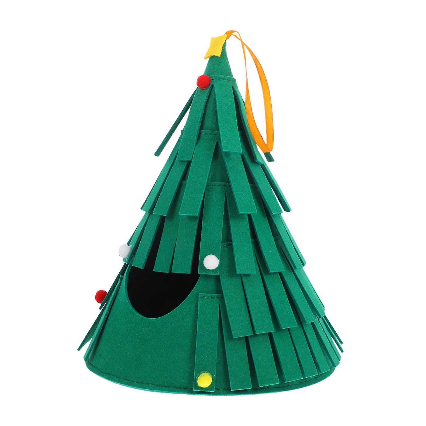 Cozy Felt Small Animal Hut for Birds and Rodents, Washable Hiding Place for Hamsters and Hedgehogs
