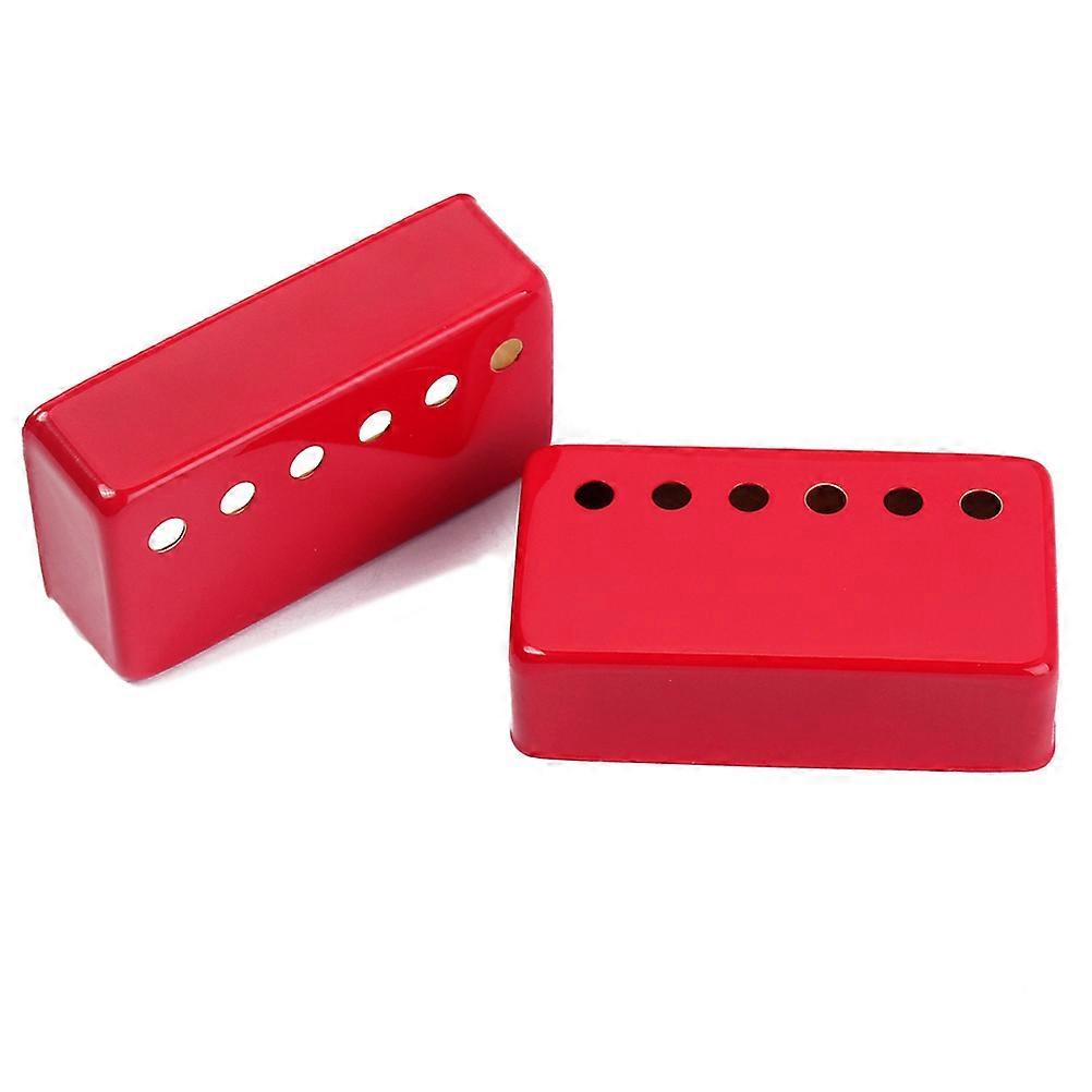 Humbucker Pickup Metal Cover for Guitar Protects from Dust and Sweat Red Color Fits Single Coil Style
