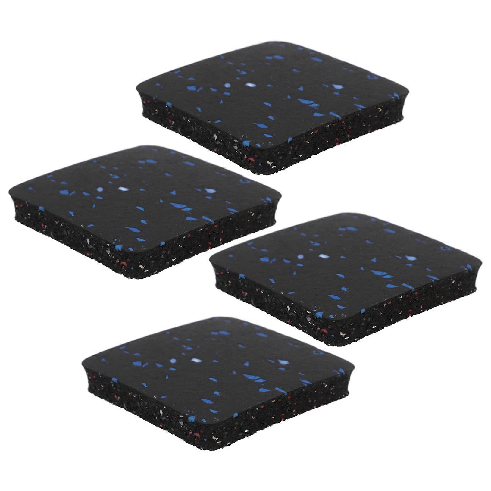 Antivibration Pads Set of 4 for Treadmill Noise Reduction and Floor Protection Mats for Fitness Equipment Easy Installation Durable