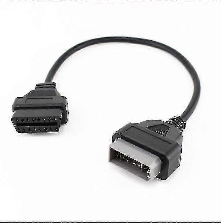 For  Obd1 To Obd2 Car Scanner Adapter Wire 14 Pin To 16 Pin Convert Cable Car Diagnostic Scan Tool Connector Adapter Cord