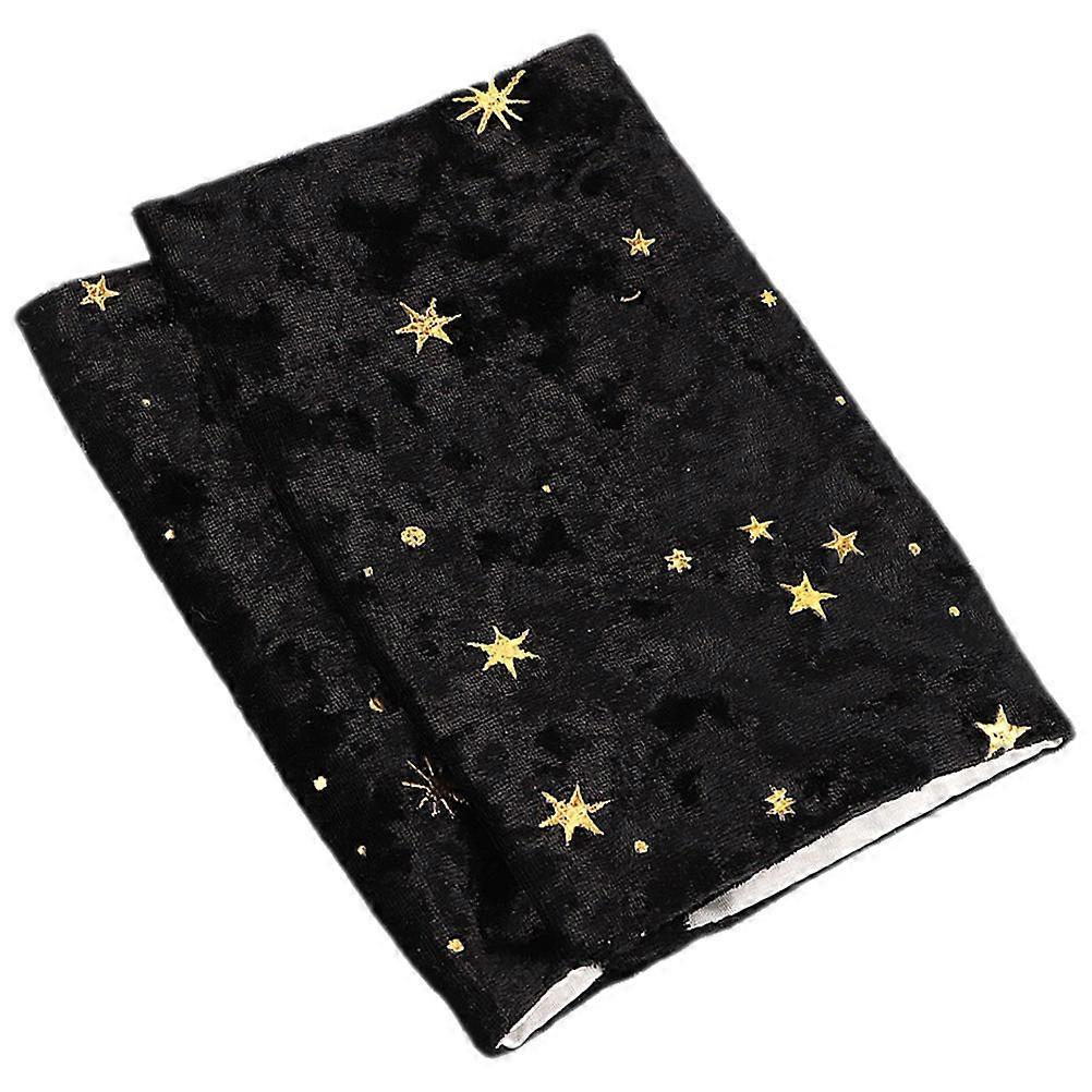 Stylish Reusable Fabric Book Cover Sleeve with Foil Design – Tear Resistant Protector for Journals, Diaries, and Scrapbooks