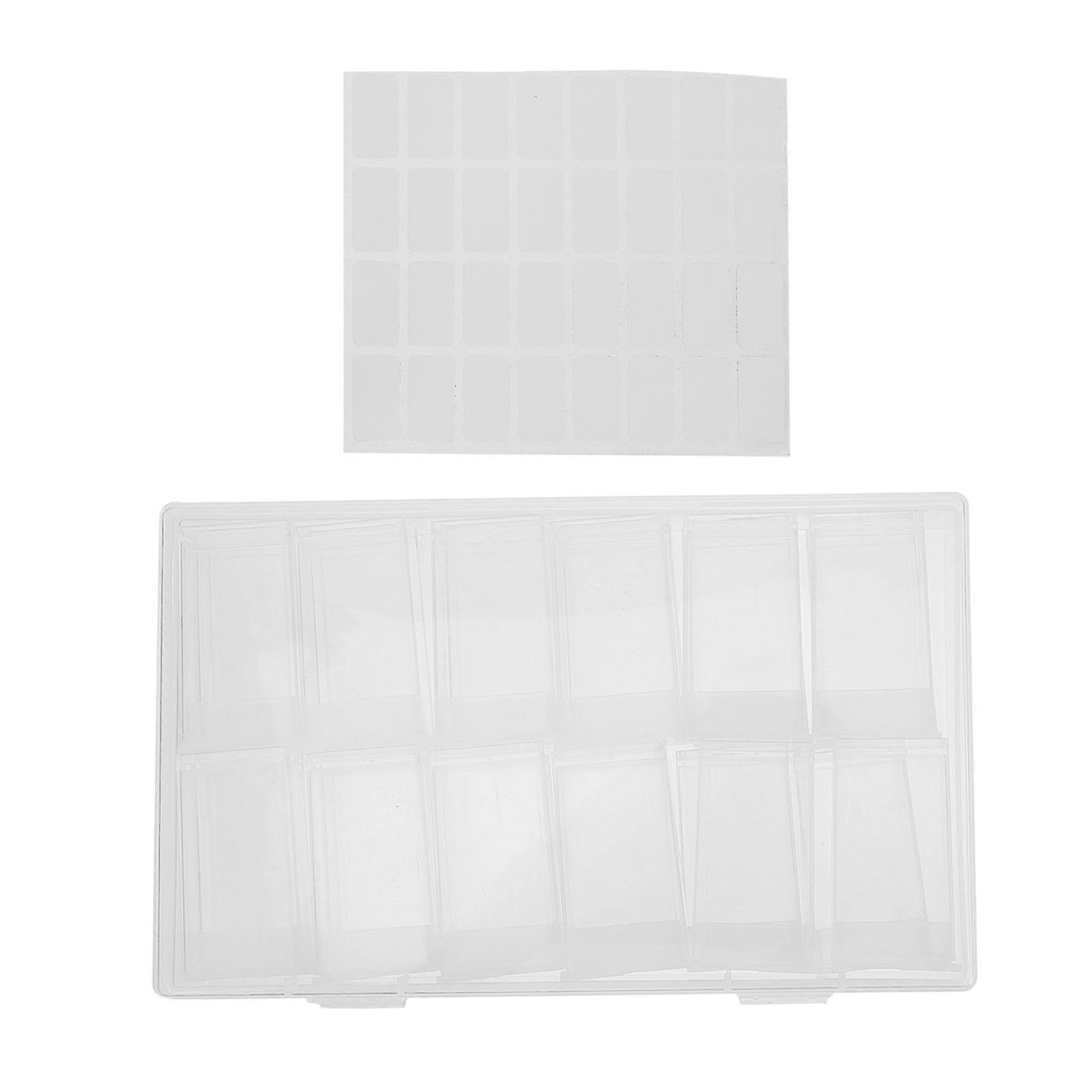 Beads Storage Organizer Box For Creative Individuals Suitable For Craft Projects With Square Shape Lightweight Design 1 Set