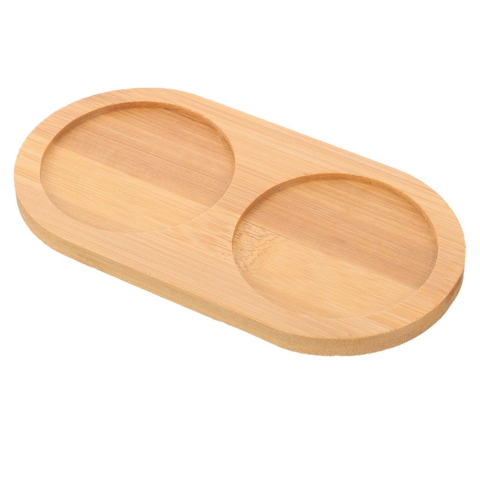 Bamboo Coaster for Cups and Drinks Protects Tables at Home Light Brown 3.5 x 3.5 Inches