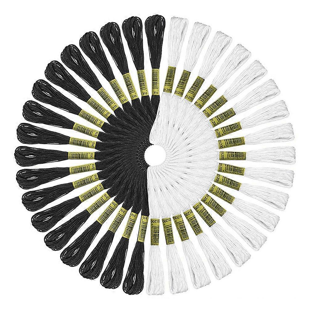 Multi-Purpose Embroidery Thread 48Pcs Perfect For Household Use And Gift Giving Bright Color Assorted Color