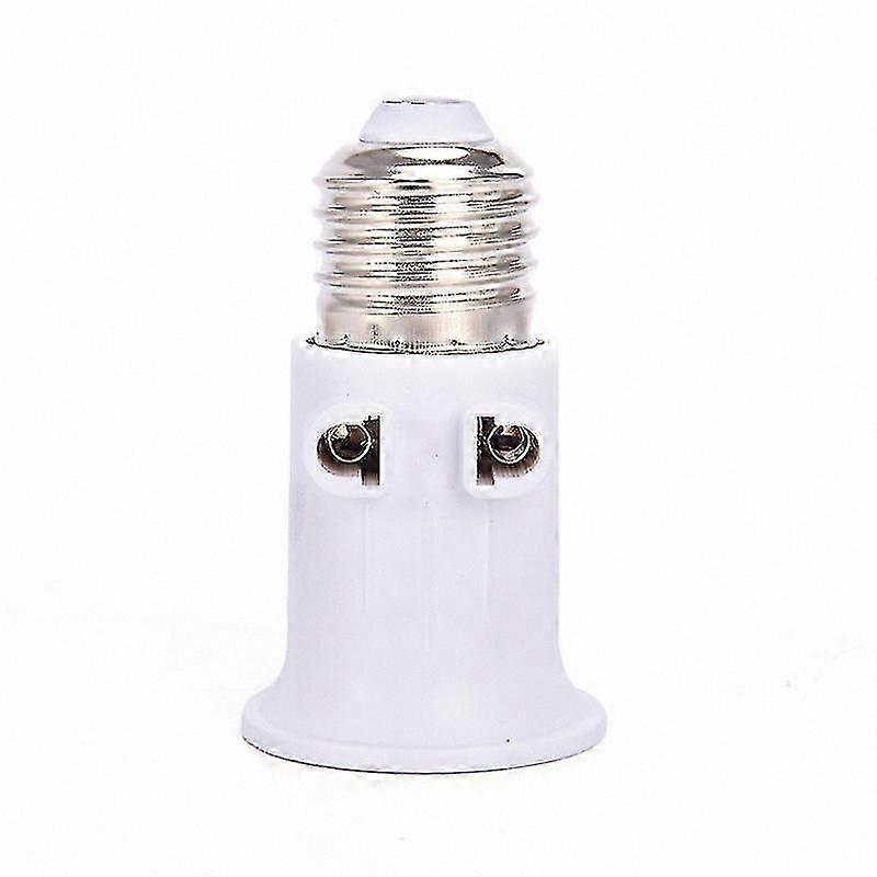 E27 Bulb Adapter with EU Plug, PBT Fireproof Lamp Holder Base Socket Conversion Kit