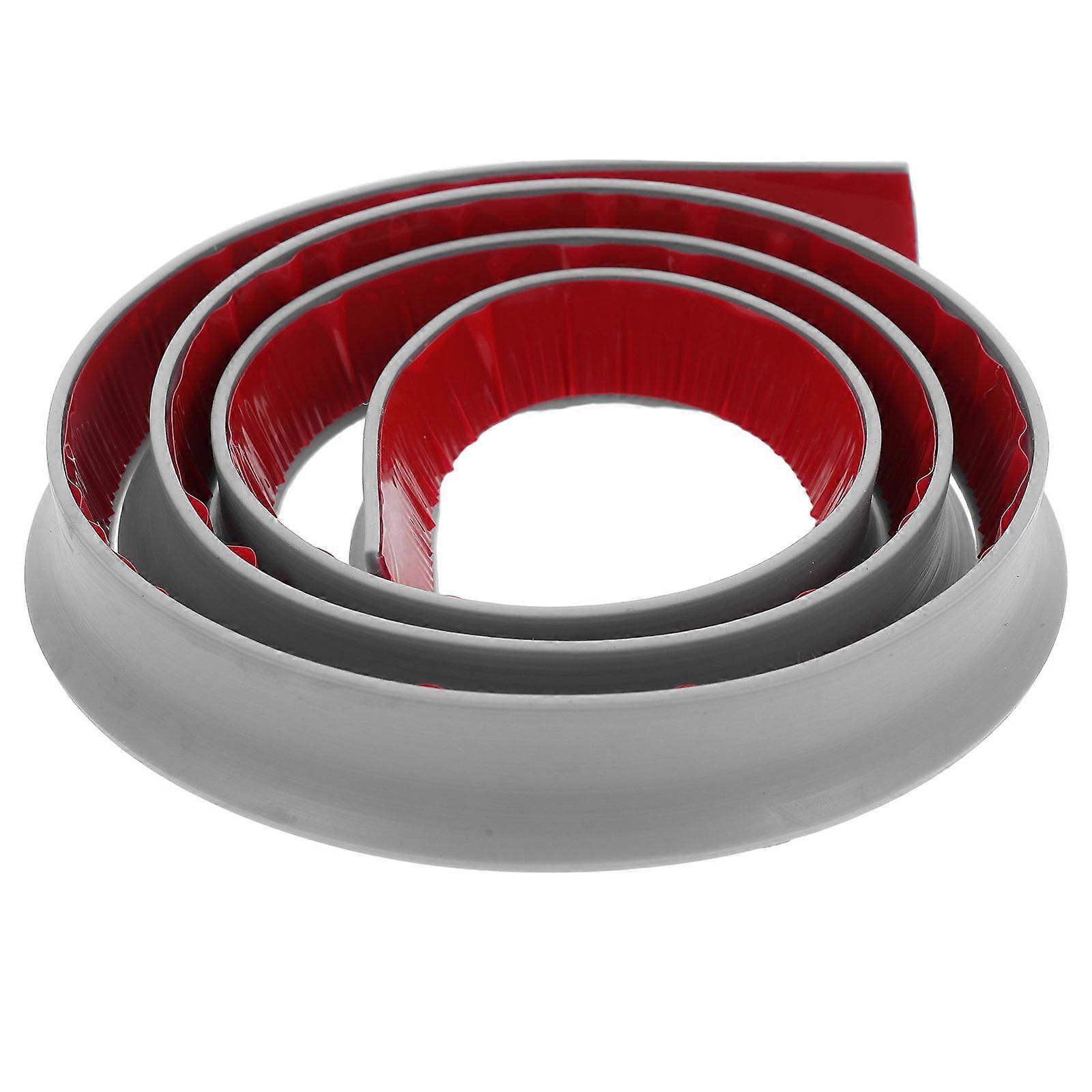 Flexible Self Adhesive Water Stopper Strip for Countertop Sinks and Cooktop Edges Splash Guard Barrier Easy Installation Grey Water Dam for Kitchen